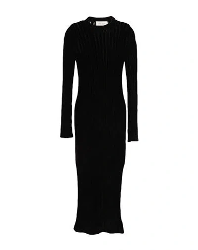 Blumarine Woman Midi Dress Black Size 4 Viscose, Polyester