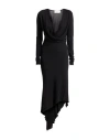 Blumarine Woman Midi Dress Black Size 6 Viscose