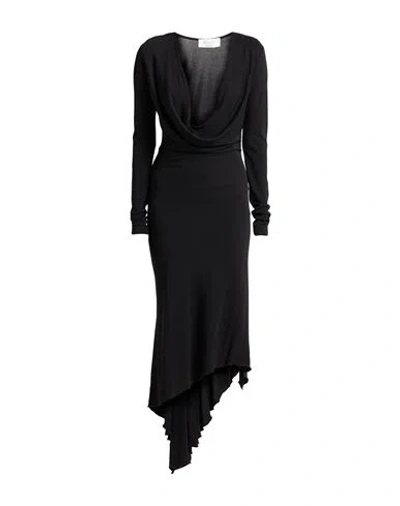 Blumarine Woman Midi Dress Black Size 6 Viscose