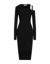Blumarine Eyelet-embellished Cut-out Dress In Black