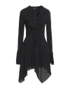 Blumarine Woman Mini Dress Black Size 8 Viscose, Elastane In Black
