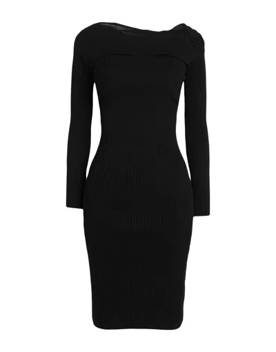 Blumarine Midi Dresses In Black