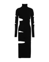 Blumarine Woman Midi Dress Black Size L Viscose, Polyester