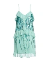 Blumarine Woman Midi Dress Light Green Size 8 Viscose