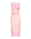 Blumarine Woman Midi Dress Pink Size 6 Polyamide, Elastane In Pink