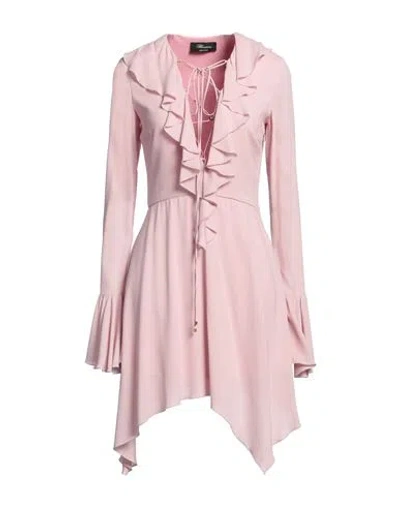 Blumarine Woman Mini Dress Pink Size 4 Viscose, Elastane