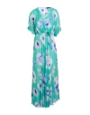Blumarine Woman Midi Dress Turquoise Size 12 Viscose