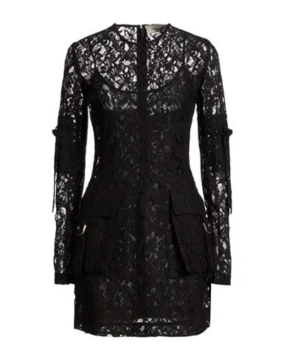 Blumarine Woman Mini Dress Black Size 10 Polyester, Cotton