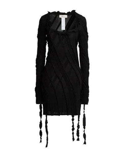 Blumarine Woman Mini Dress Black Size 10 Viscose, Elastane