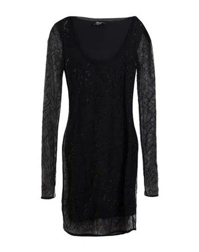 Blumarine Woman Mini Dress Black Size 4 Polyamide, Elastane