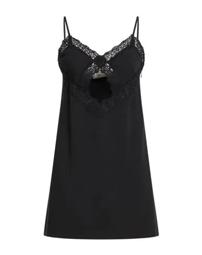 Blumarine Woman Mini Dress Black Size 6 Acetate, Viscose, Elastane