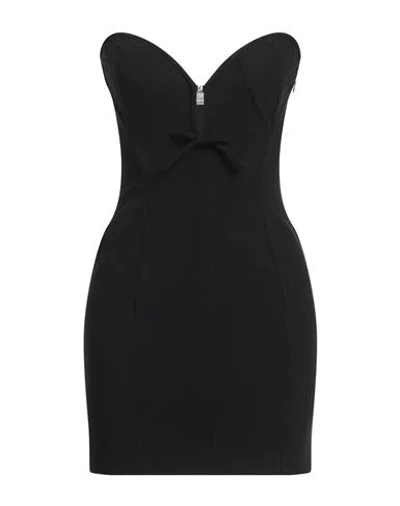 Blumarine Woman Mini Dress Black Size 6 Viscose, Polyamide, Elastane
