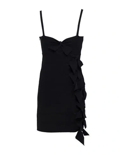 Blumarine Woman Mini Dress Black Size 6 Viscose, Polyester