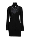 Blumarine Woman Mini Dress Black Size 6 Wool In Black