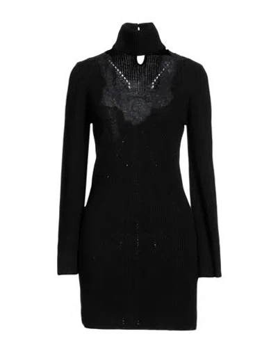 Blumarine Woman Mini Dress Black Size 6 Wool