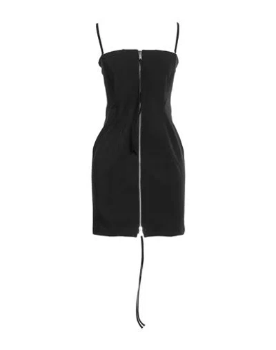 Blumarine Woman Mini Dress Black Size 8 Polyester, Elastane