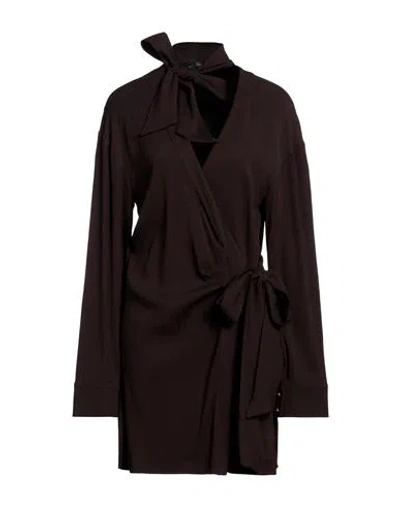 Blumarine Short Dresses In Brown