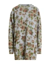 Blumarine Woman Mini Dress Grey Size 6 Wool, Polyamide In Multi