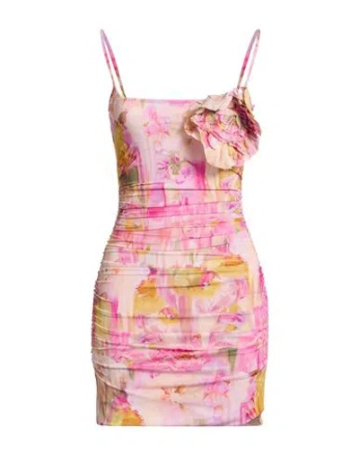 Blumarine Woman Mini Dress Lilac Size 8 Polyamide, Elastane In Purple