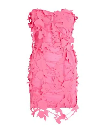 Blumarine Woman Mini Dress Pink Size 2 Viscose, Polyester