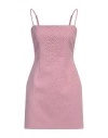 Blumarine Square-neck Sleeveless Dress In Pink