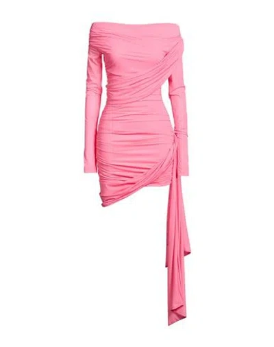Blumarine Woman Mini Dress Pink Size 6 Polyamide, Elastane