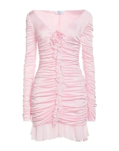 Blumarine Woman Mini Dress Pink Size 4 Viscose, Polyester