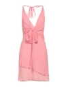 Blumarine Woman Short Dress Pink Size 8 Silk In Pink