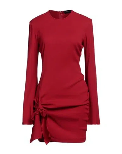 Blumarine Woman Mini Dress Red Size 8 Acetate, Viscose, Elastane