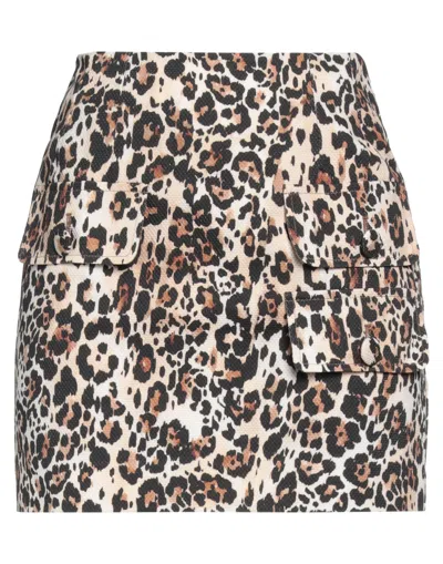 Blumarine Mini Skirts In Black