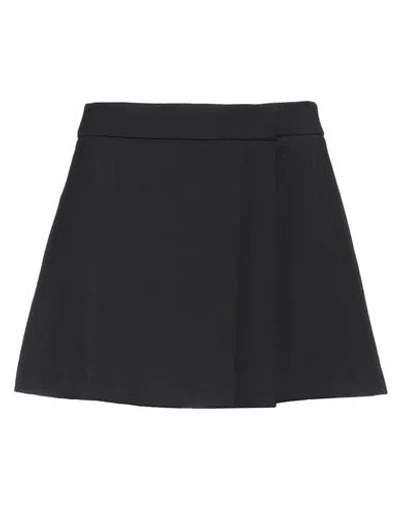 Blumarine Woman Mini Skirt Black Size 6 Virgin Wool, Elastane