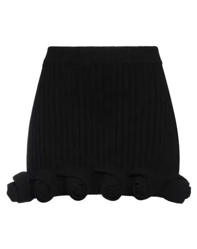 Blumarine Woman Mini Skirt Black Size M Wool