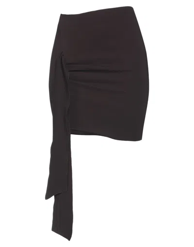 Blumarine Mini Skirts In Brown