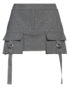 Blumarine Woman Mini Skirt Grey Size 6 Polyester, Virgin Wool, Elastane In Grey