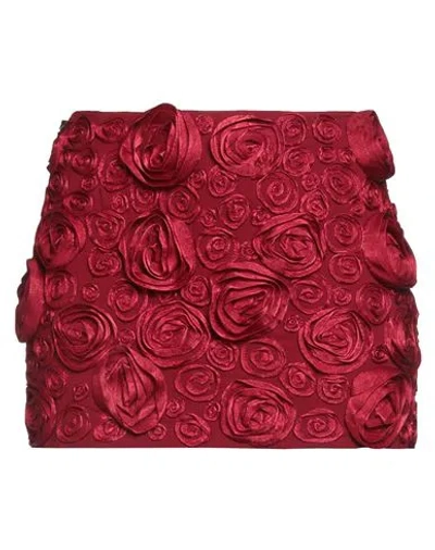 Blumarine Woman Mini Skirt Red Size 4 Viscose