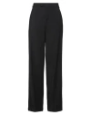 Blumarine Woman Pants Black Size 10 Virgin Wool, Elastane In Black