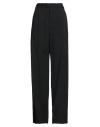 Blumarine Woman Pants Black Size 10 Virgin Wool, Elastane, Polyamide In Black