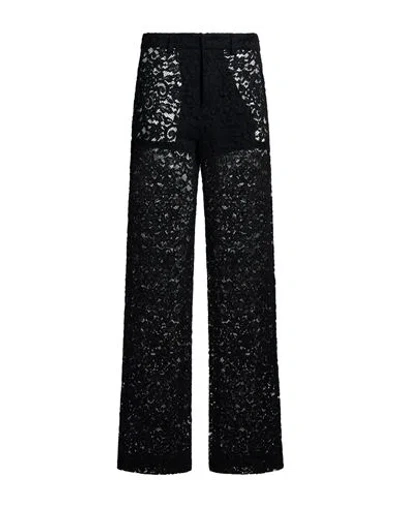 Blumarine Woman Pants Black Size 4 Cotton, Polyamide