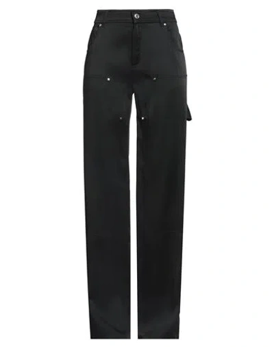Blumarine Woman Pants Black Size 6 Acetate, Viscose, Elastane