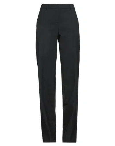 Blumarine Woman Pants Black Size 6 Polyester, Virgin Wool, Viscose