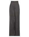Blumarine Woman Pants Dark Brown Size 8 Virgin Wool, Elastane, Polyamide