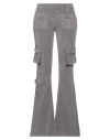 Blumarine Woman Pants Grey Size 4 Cotton, Elastane
