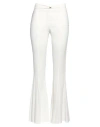 Blumarine Mid-rise Flared Trousers In White