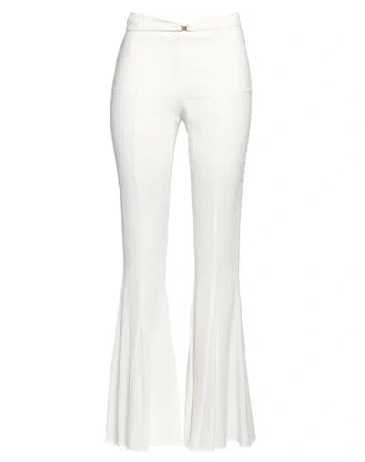 Blumarine Mid-rise Flared Trousers In White