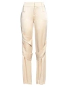 Blumarine Woman Pants Ivory Size 6 Acetate, Viscose, Elastane In White