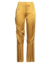 Blumarine Woman Pants Marigold Size 8 Acetate, Viscose, Elastane In Yellow