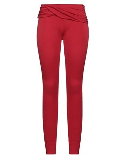 Blumarine Woman Pants Red Size 4 Viscose, Elastane