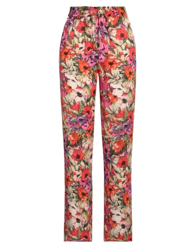 Blumarine Pants In Tomato Red
