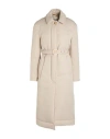 Blumarine Woman Puffer Beige Size 4 Polyester, Cotton, Polyurethane In Neutral