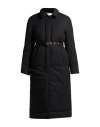 Blumarine Woman Puffer Black Size 6 Polyester, Cotton, Polyurethane